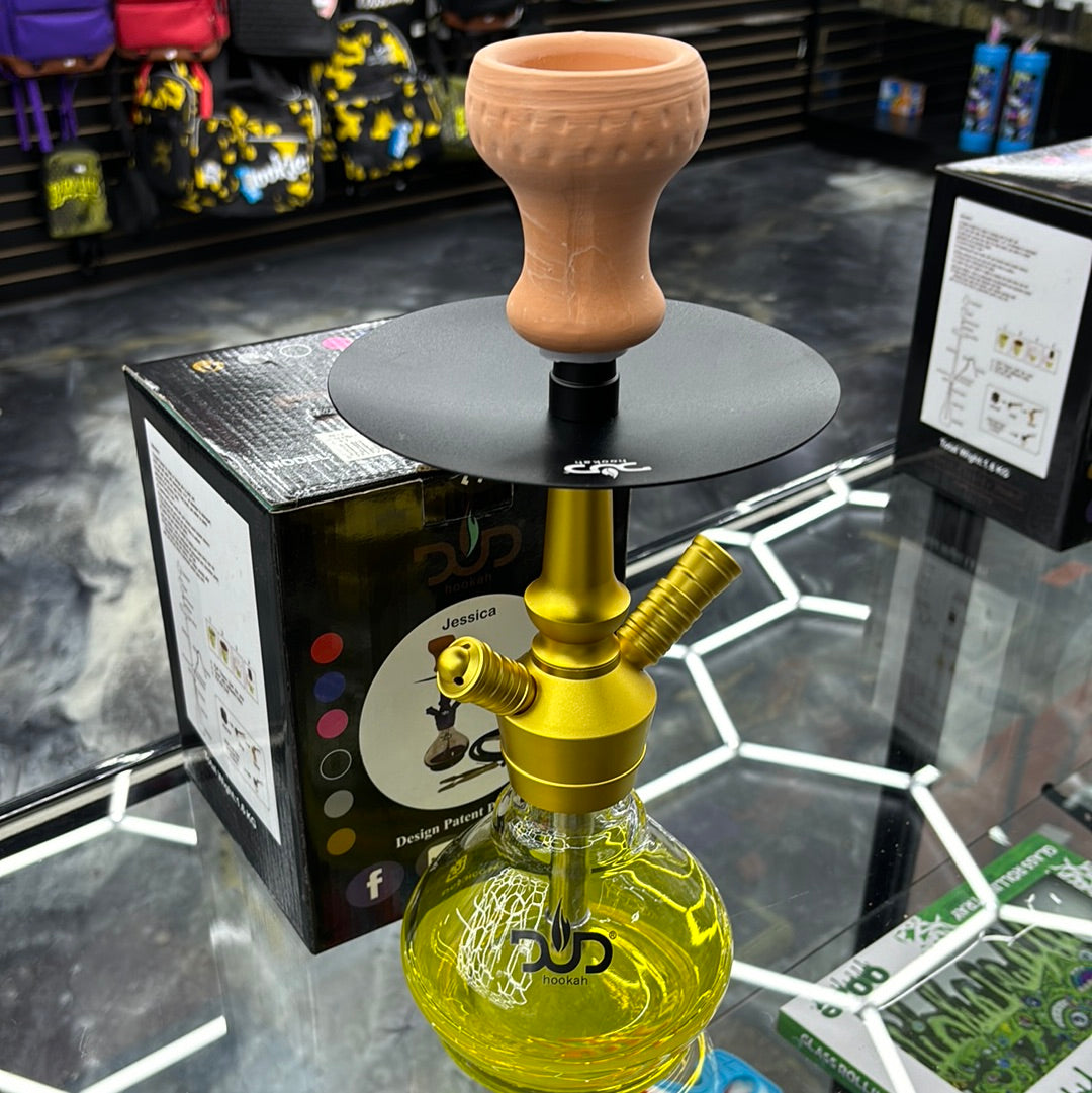 Dud hookah jessica yellow small hookah