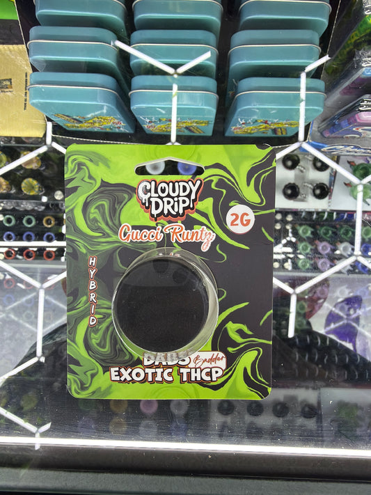 Cloudy Drip Exotic Thc-p Badder dabs 2g Gucci Runts hybrid