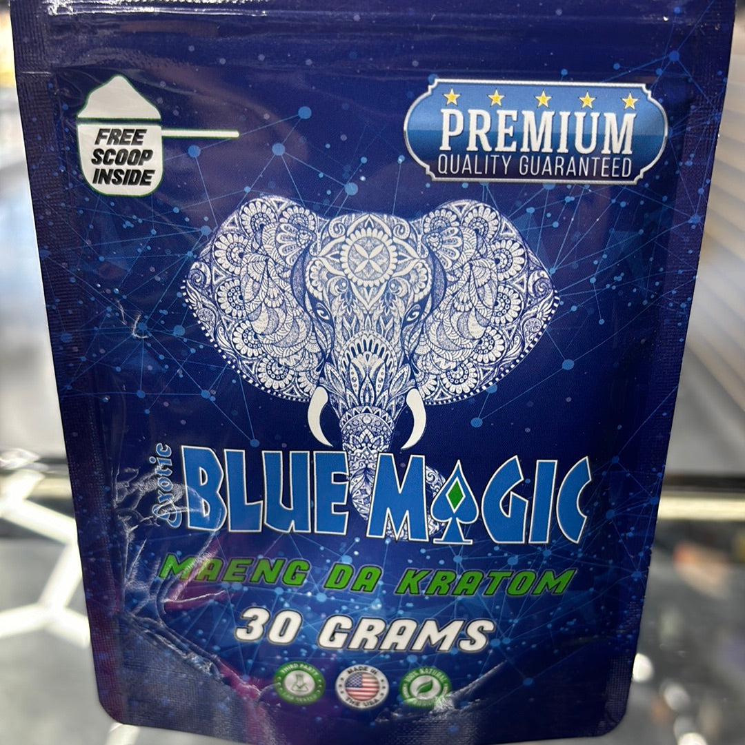 Blue magic maeng da Kratom 30 g powder
