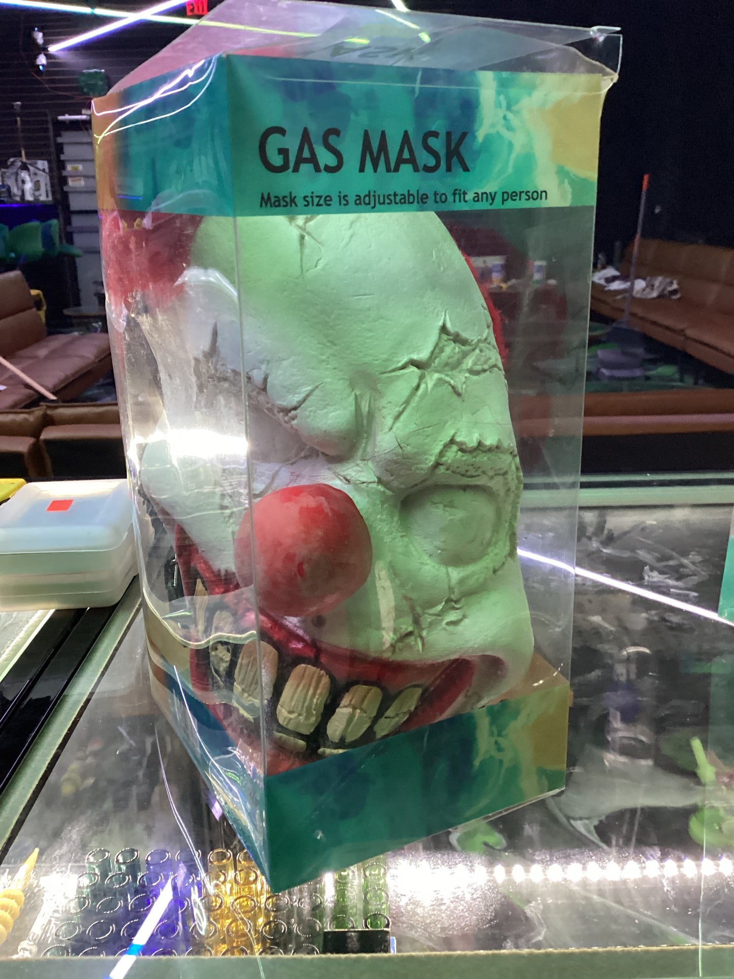 Gas mask clown no eyes