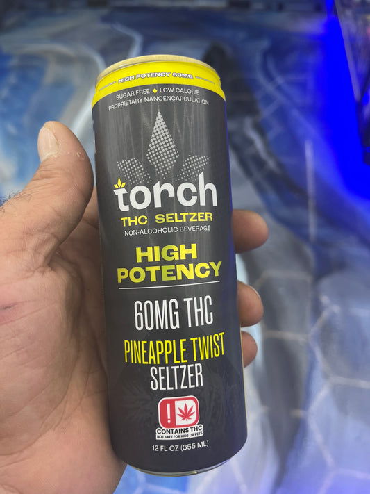 Torch thc seltzer pineapple twist 60mg
