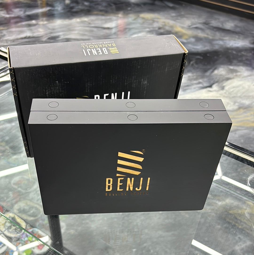 Benji bankroll bamboo rolling tray kit