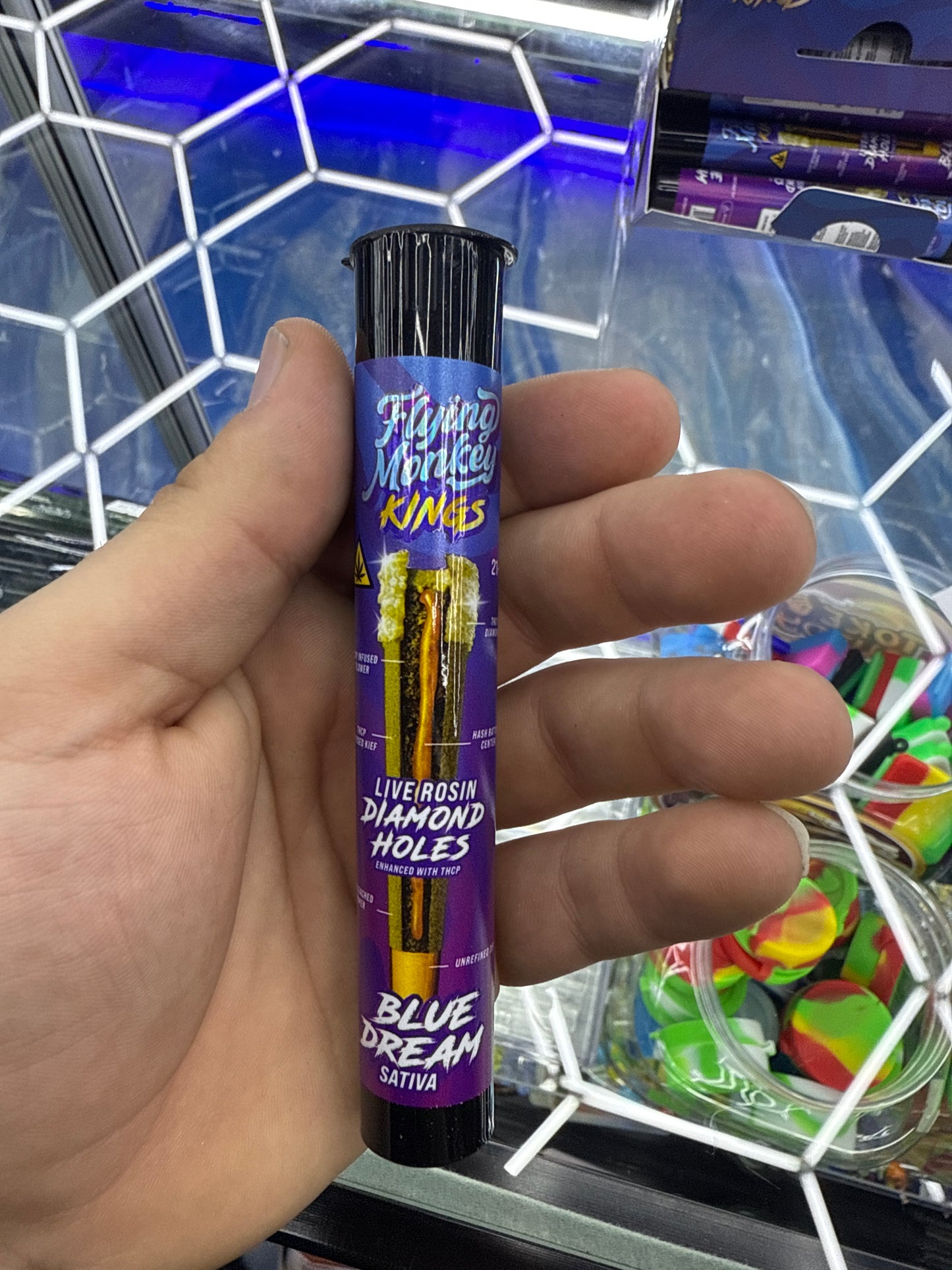 Flying monkey kings live rosin diamond holes blue dream