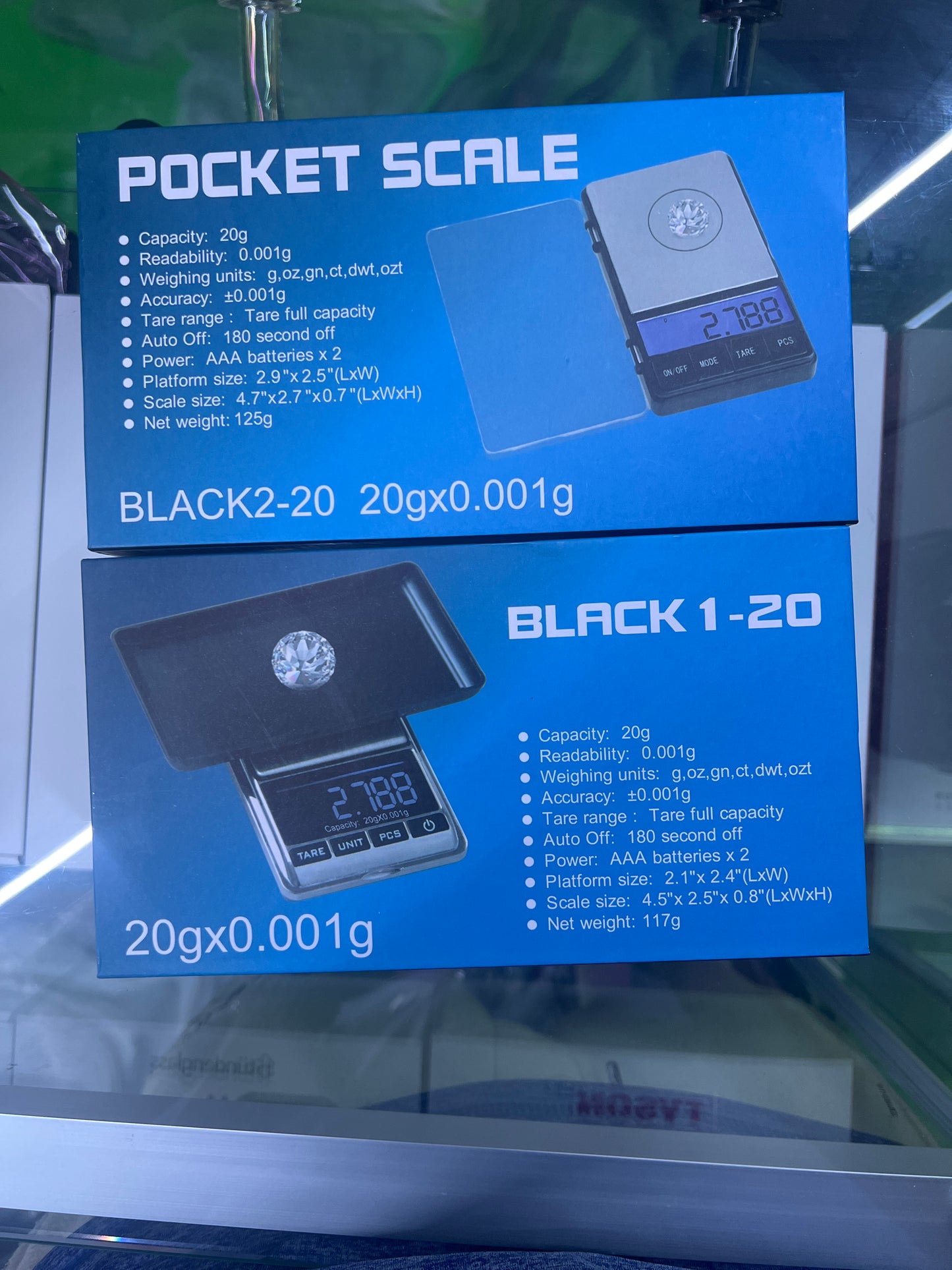 POCKET SCALE BLACK 2-20 20gx0.001g