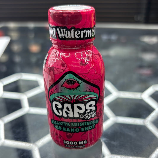 Caps, wild, watermelon shot