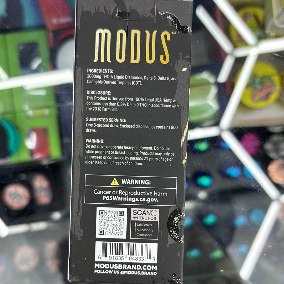 Modus vvs blend black diamond Indica CDT 3G disposable