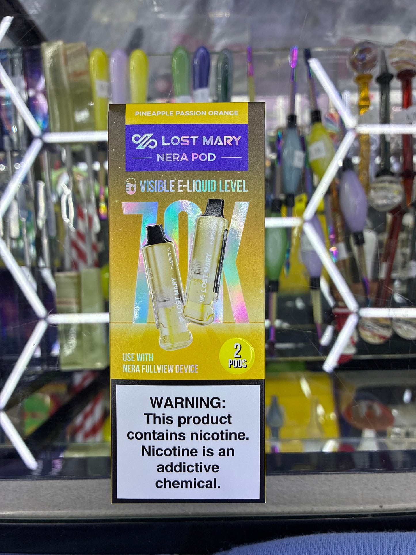 Lost Mary nera pod 2 pods 70k hits pineapple passion orange