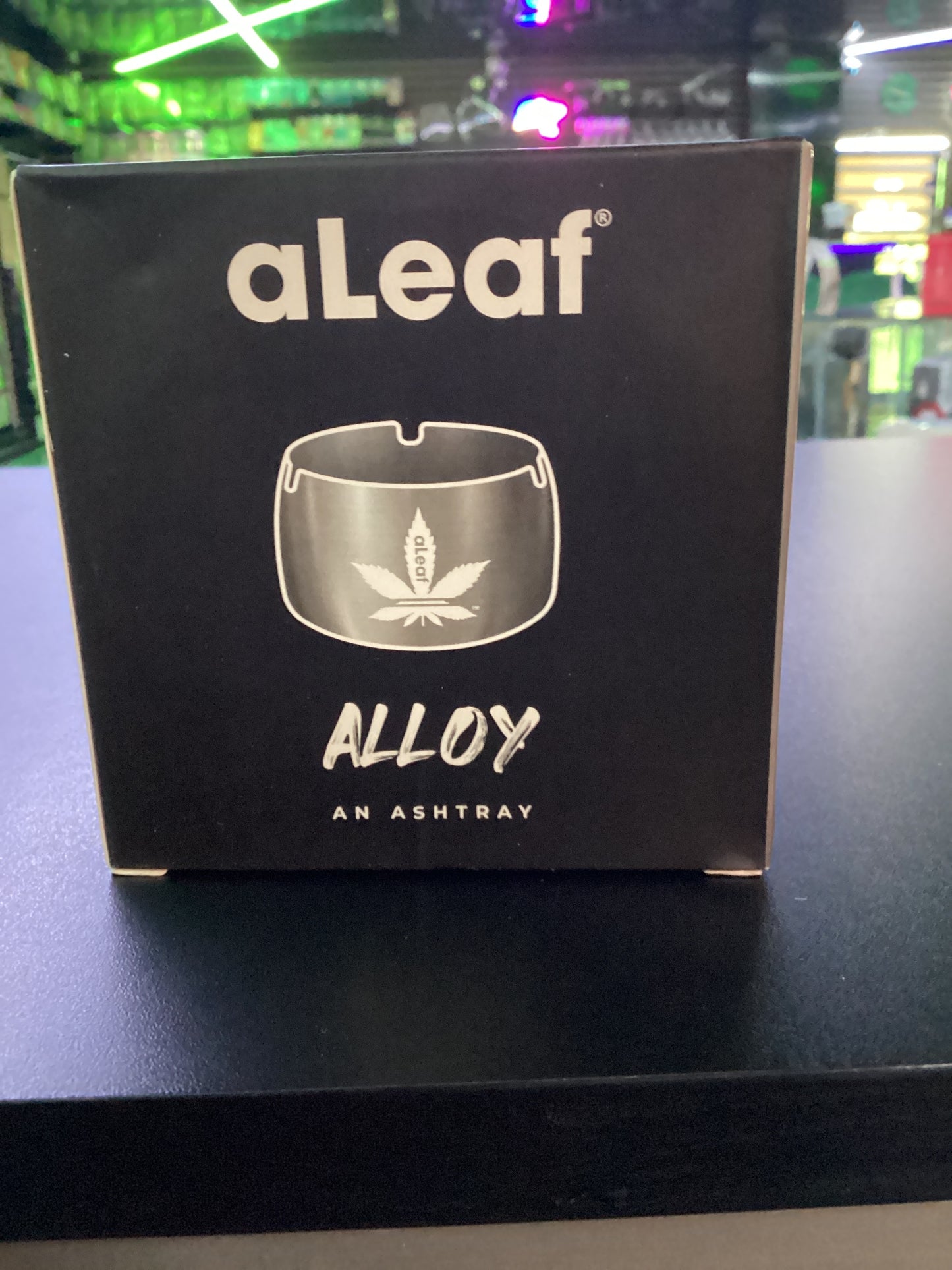 Aleaf alloy ashtray titanium