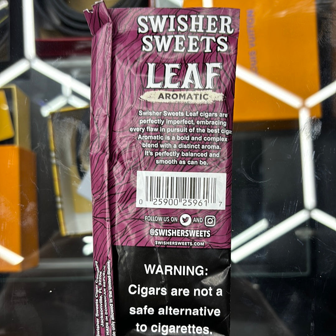 Swisher sweets leaf aromatic