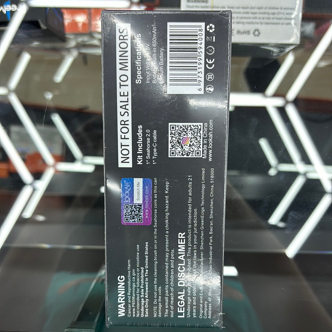 Lookah seahorse, 2.0 orange