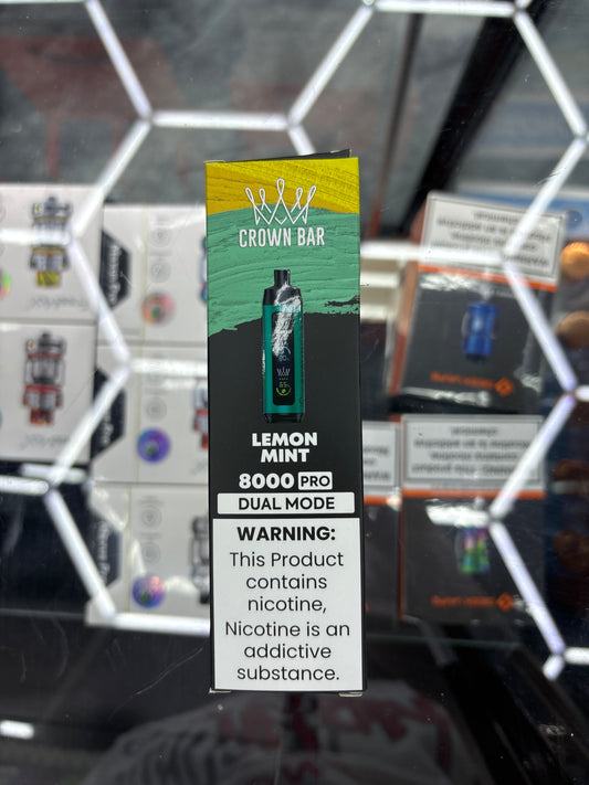 Al fakher crown bar lemon mint 8000puffs