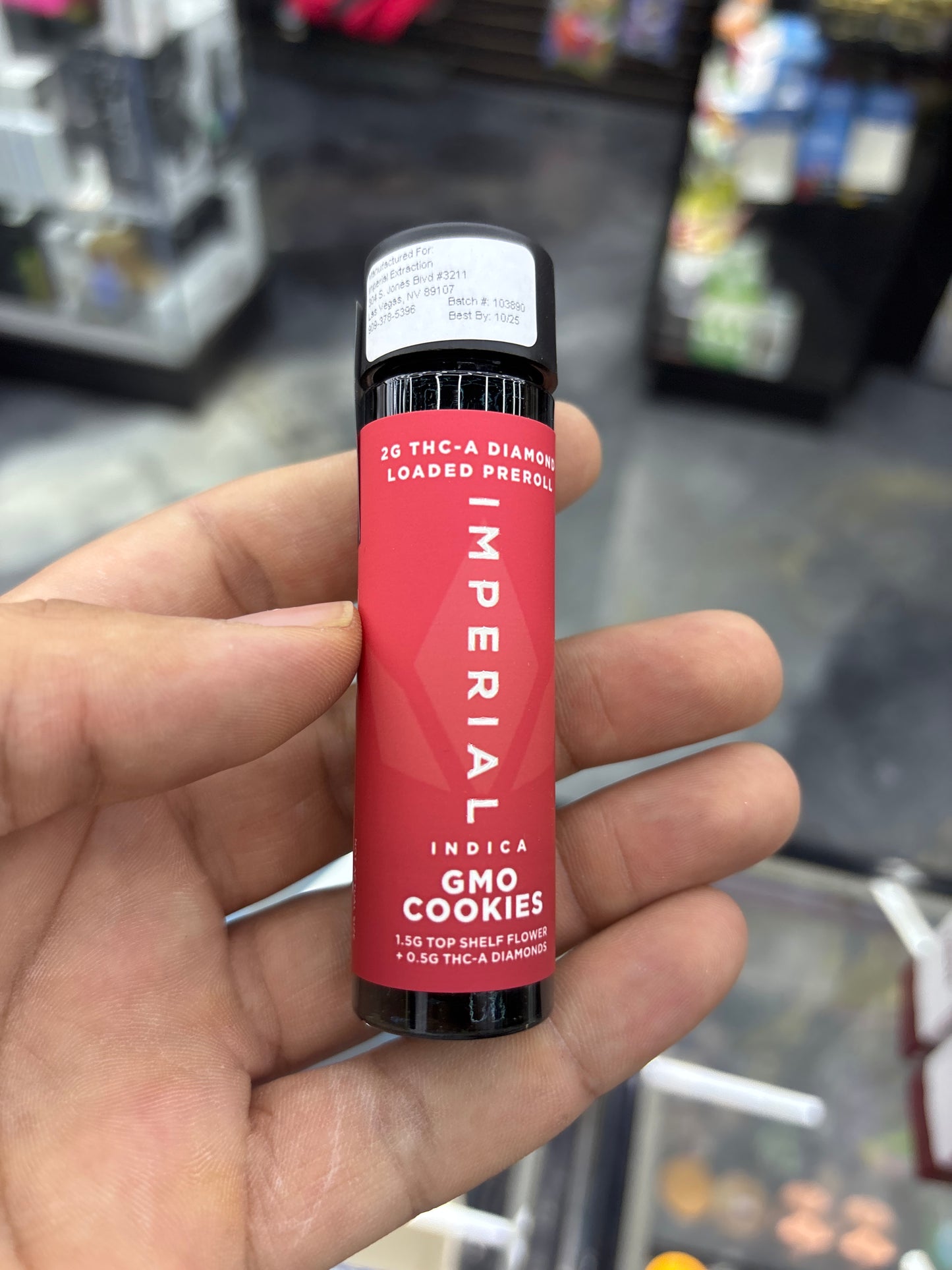 Imperial gmo cookies indica