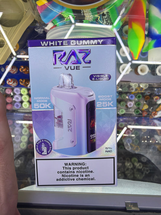 Raz Vue Kit 50k puff disposable White Gummy