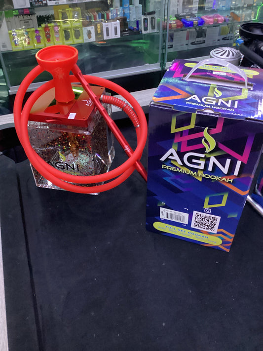 Agni hookah rock premium-red