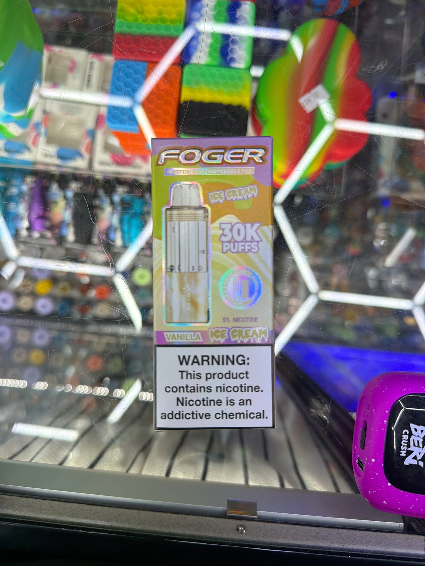 Fogger switch pro disposable pod 30k puffs Vanilla Ice Cream