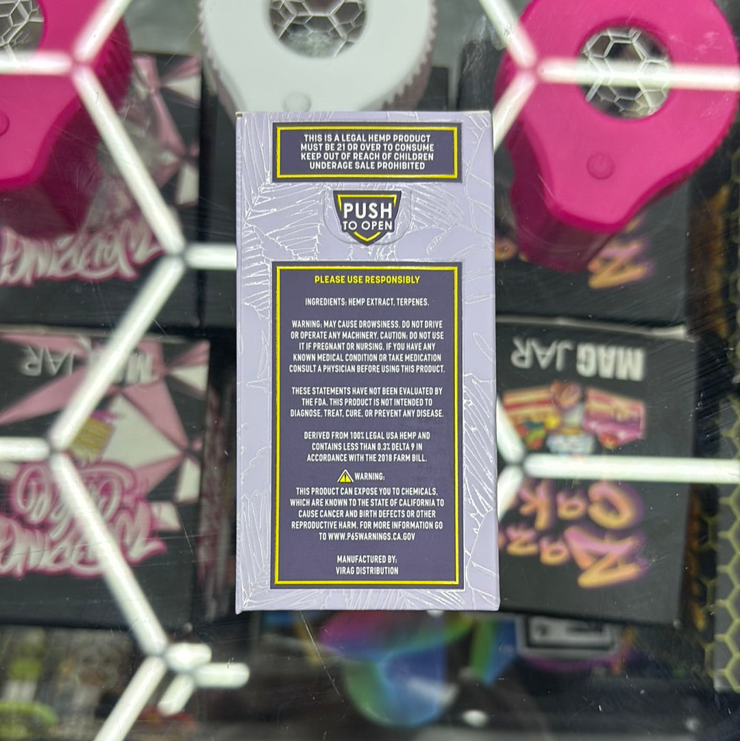 Hidden Hills club jack & Jill  sativa fresh frozen cart 2 g THC a ultra heady blend