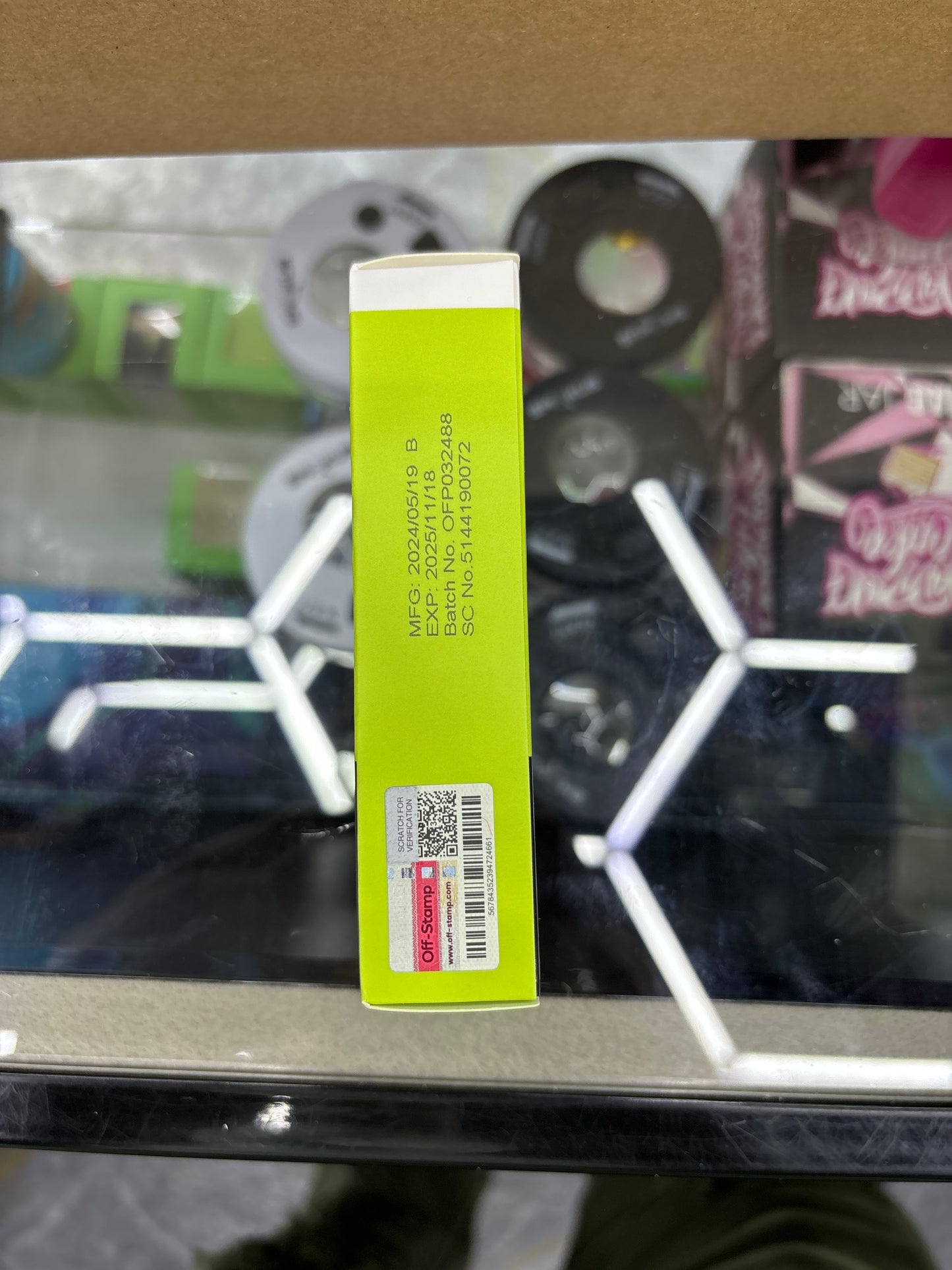 Off stamp pod sour grape sucker