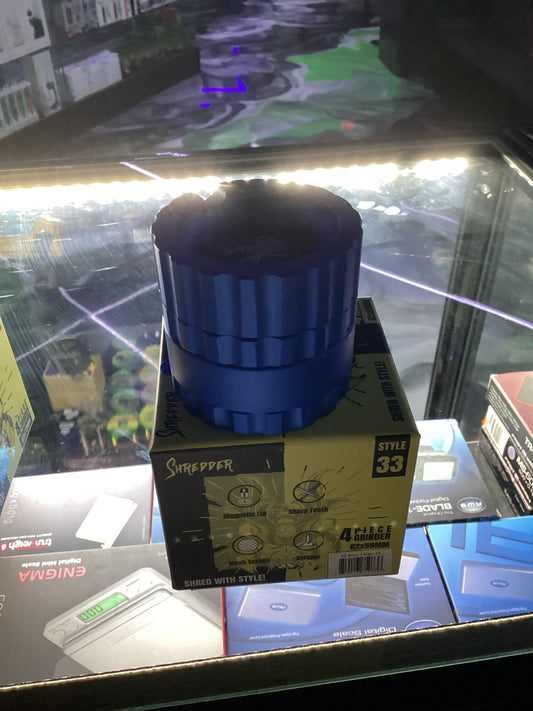 Shredder grinder style 33 blue