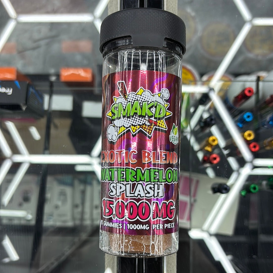 Smak’d watermelon splash, 15,000MG