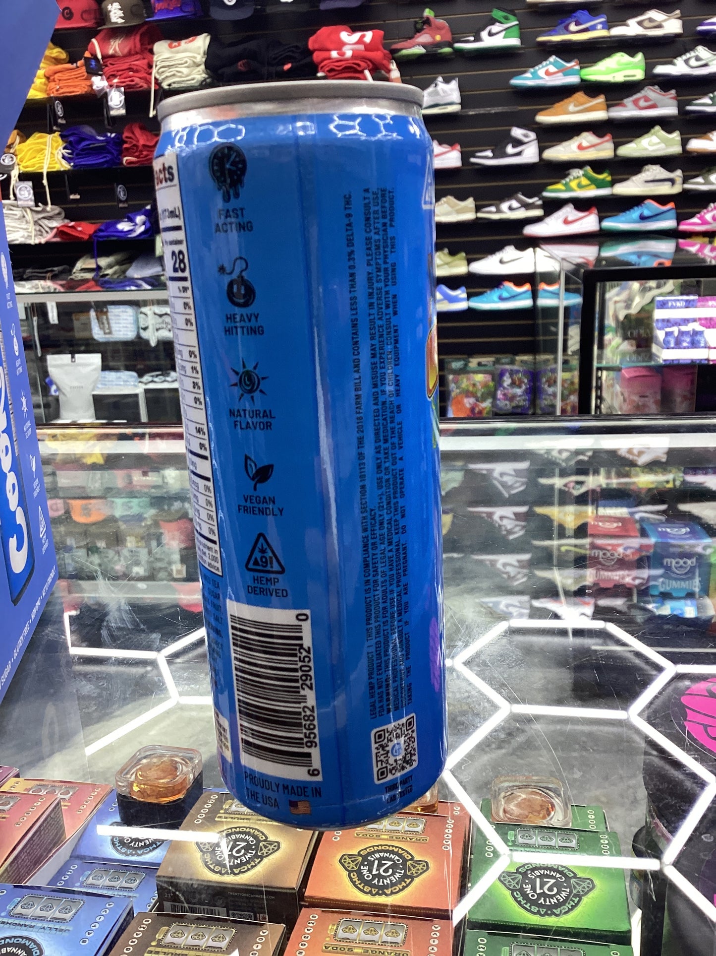 Cookies delta thc mocktail 12floz Georgia pia (peach iced tea)