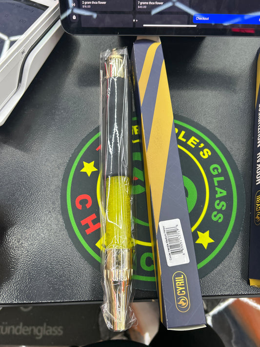 Cyril freezeable hookah mouthpiece yellow