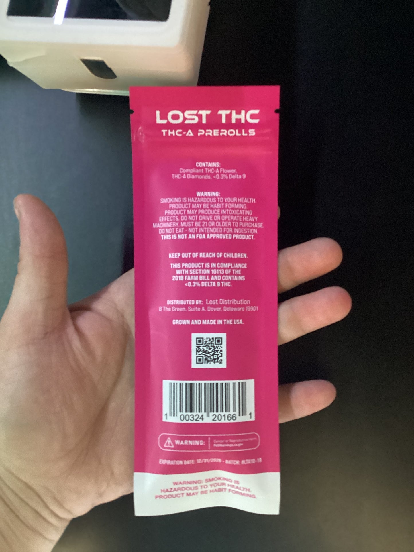 Lost thc-a pre-rolls, vvs sugar watermelon dream hybrid