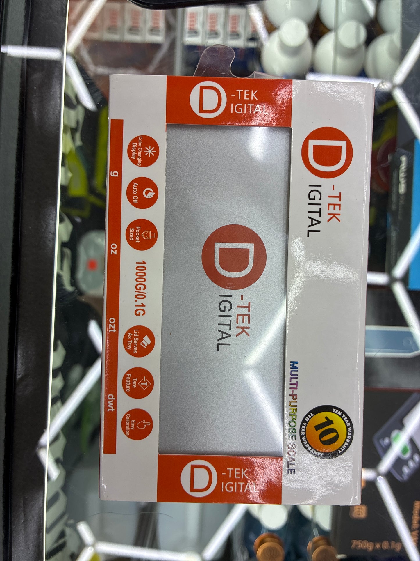 D-TEK Digital Scale 1000g x 0.1g Dt-A1KG SILVER