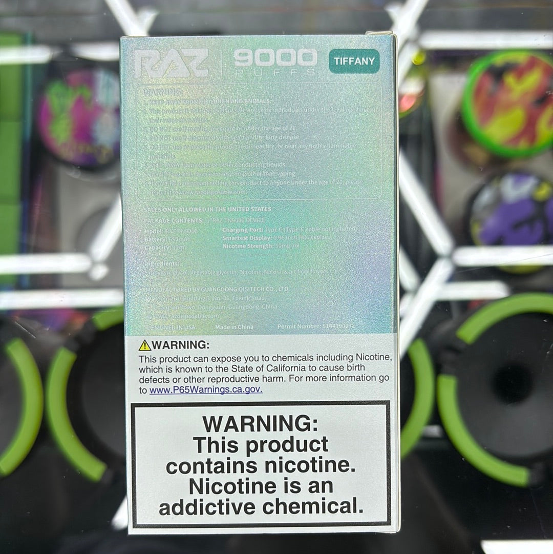 Raz Tiffany ￼ 9000 puffs dream edition