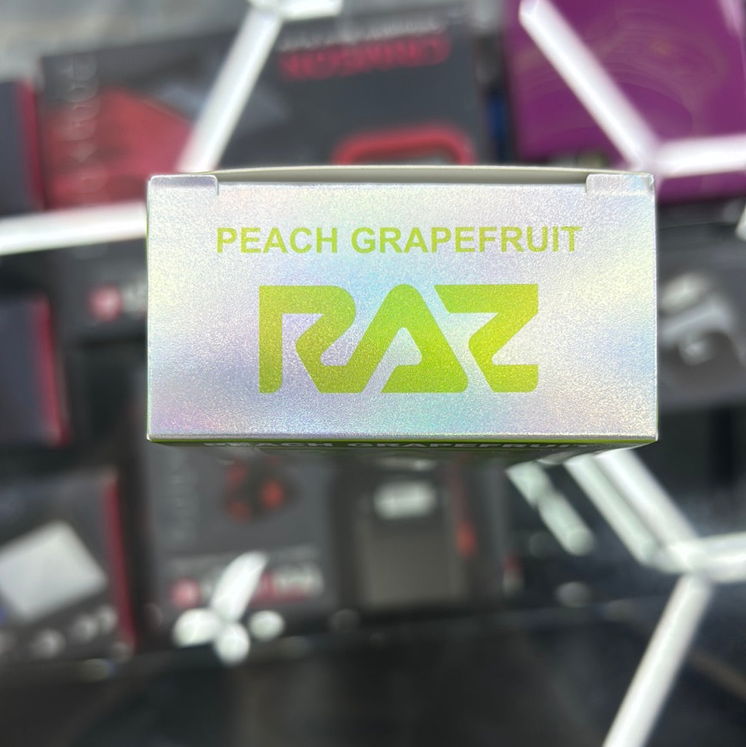 Raz peach grapefruit, 9000 puffs