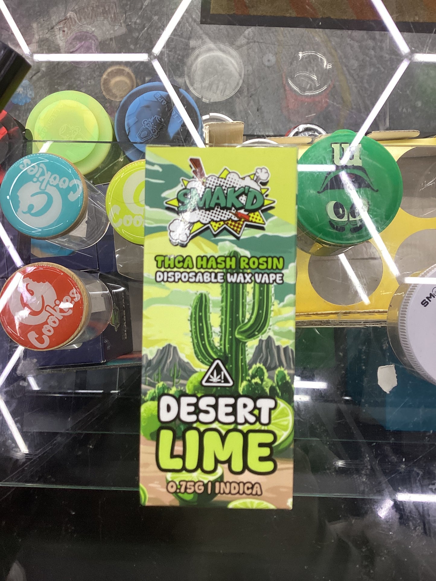 Smak'd thca hash rosin wax vape desert lime .75g indica