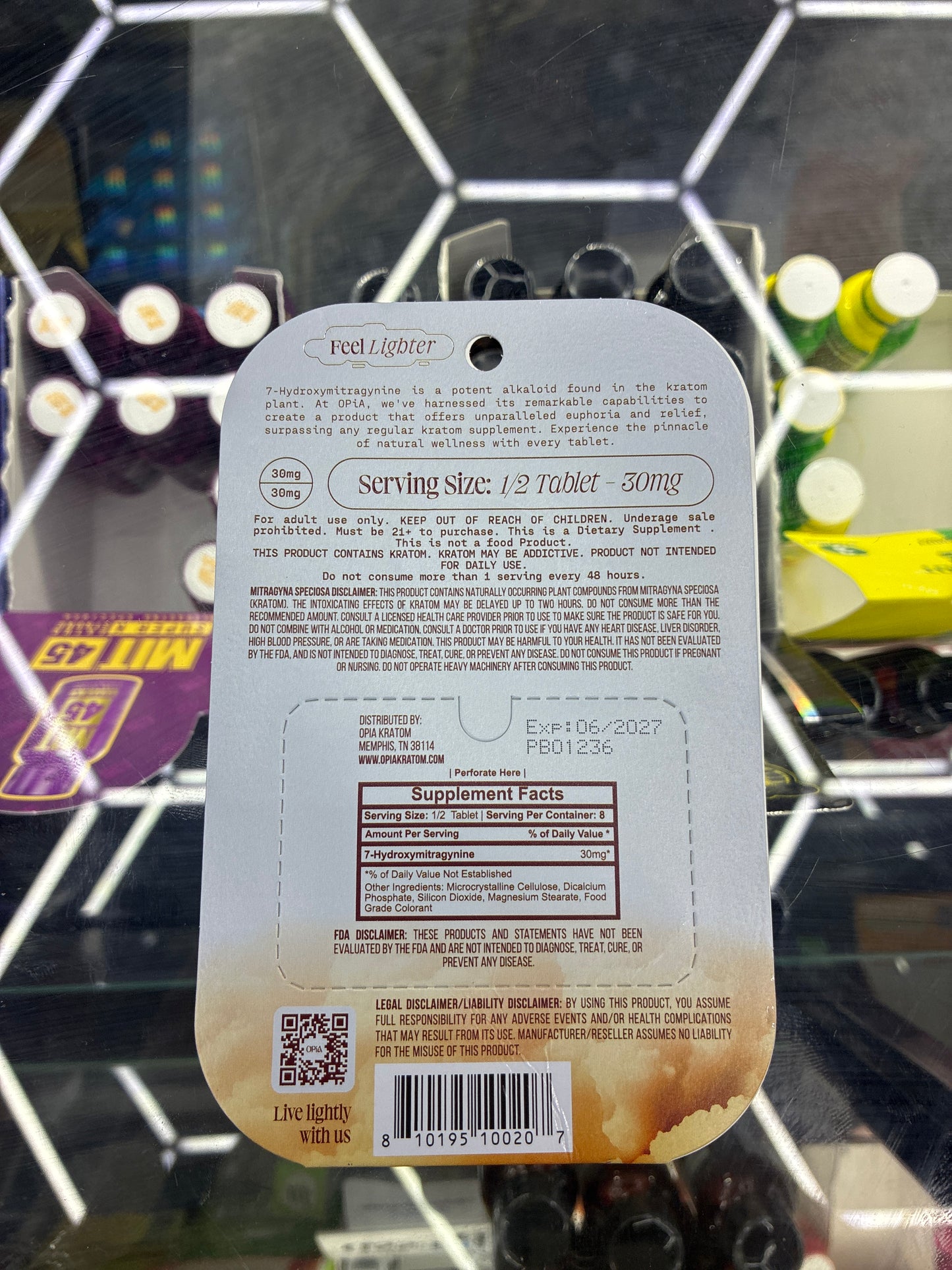 Opia 4 pack high potency 60mg raspberry peach 4 pack