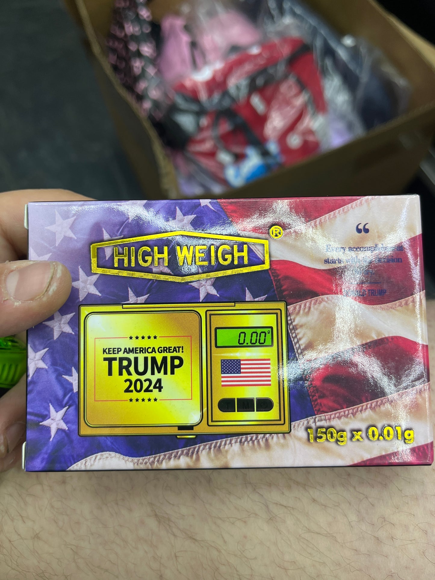High weigh trump 2024 gold