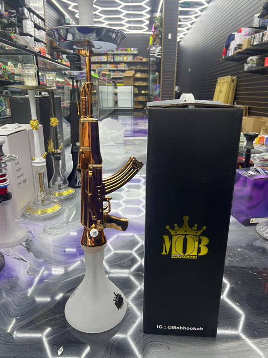 Mob AK-47 hookah 34’  gold