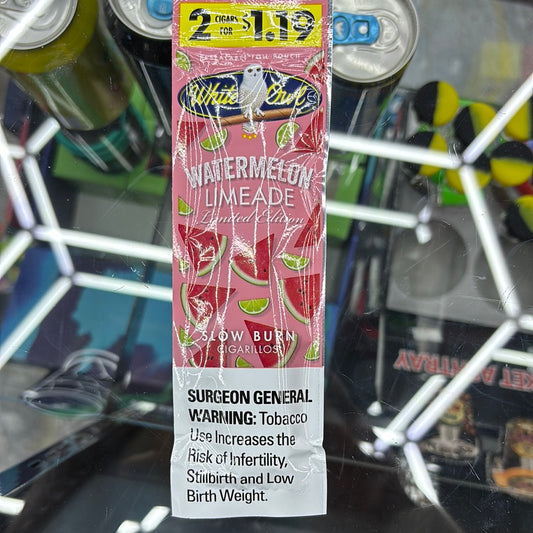 White owl watermelon limeade cigarillos