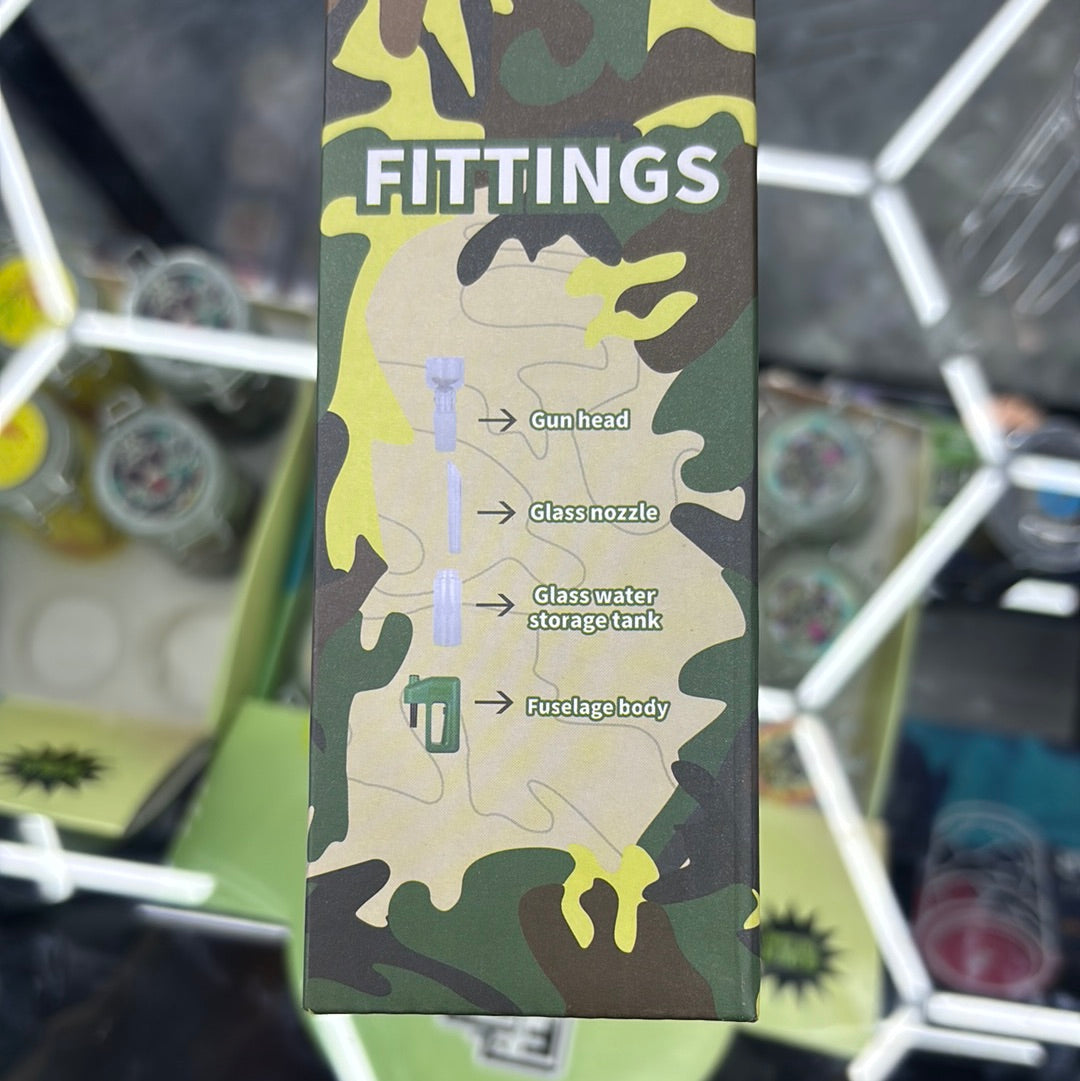 Electric bong, handheld camo