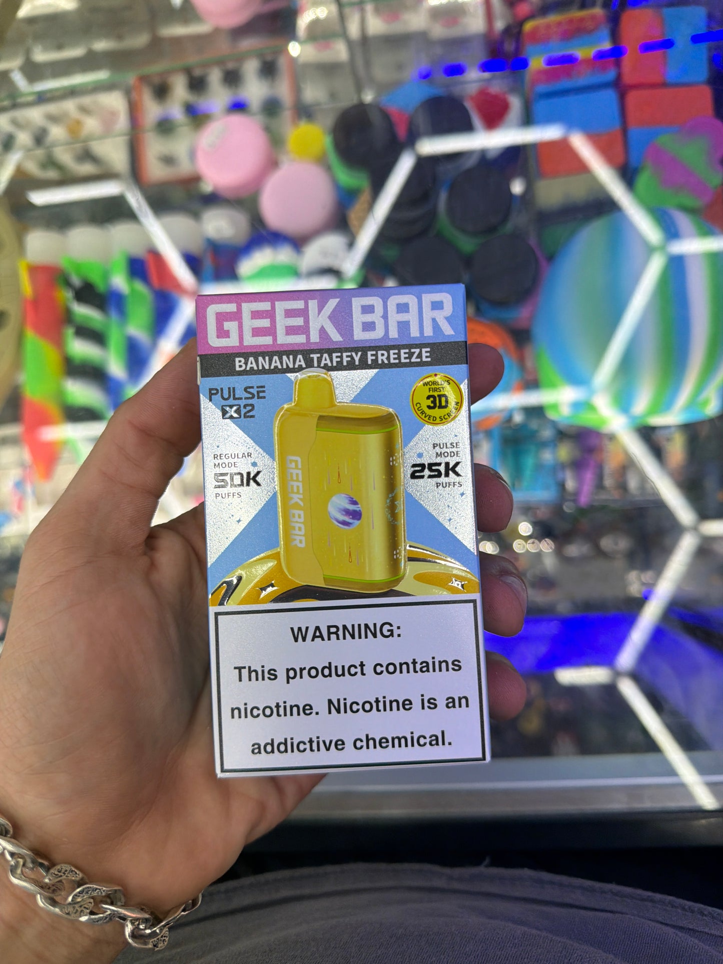 Geekbar Pulse x2 25k hits BANANA TAFFY FREEZE