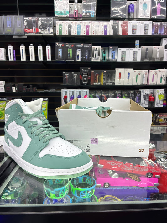 Wmns air jordan 1 mid white/ cannon  size 12