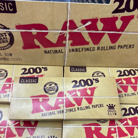 Raw classic 200’s king size slim