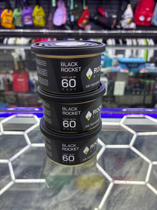 Rocket scent air freshener black rocket
