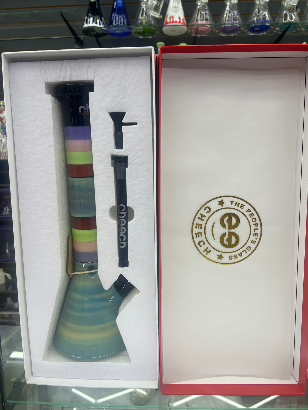 Cheech - 15.5" If Your Doing Too Much Was A Beaker Water Pipe
