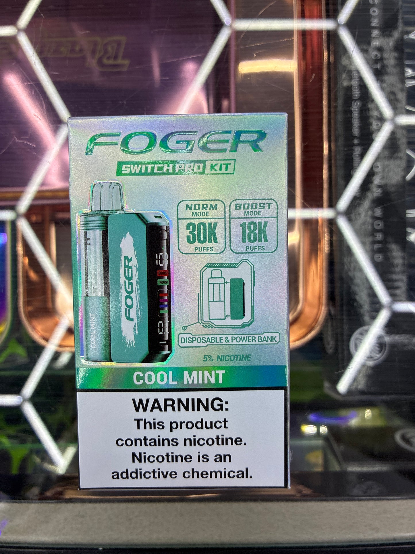 Fogger switch pro disposable kit 30k puffs cool mint