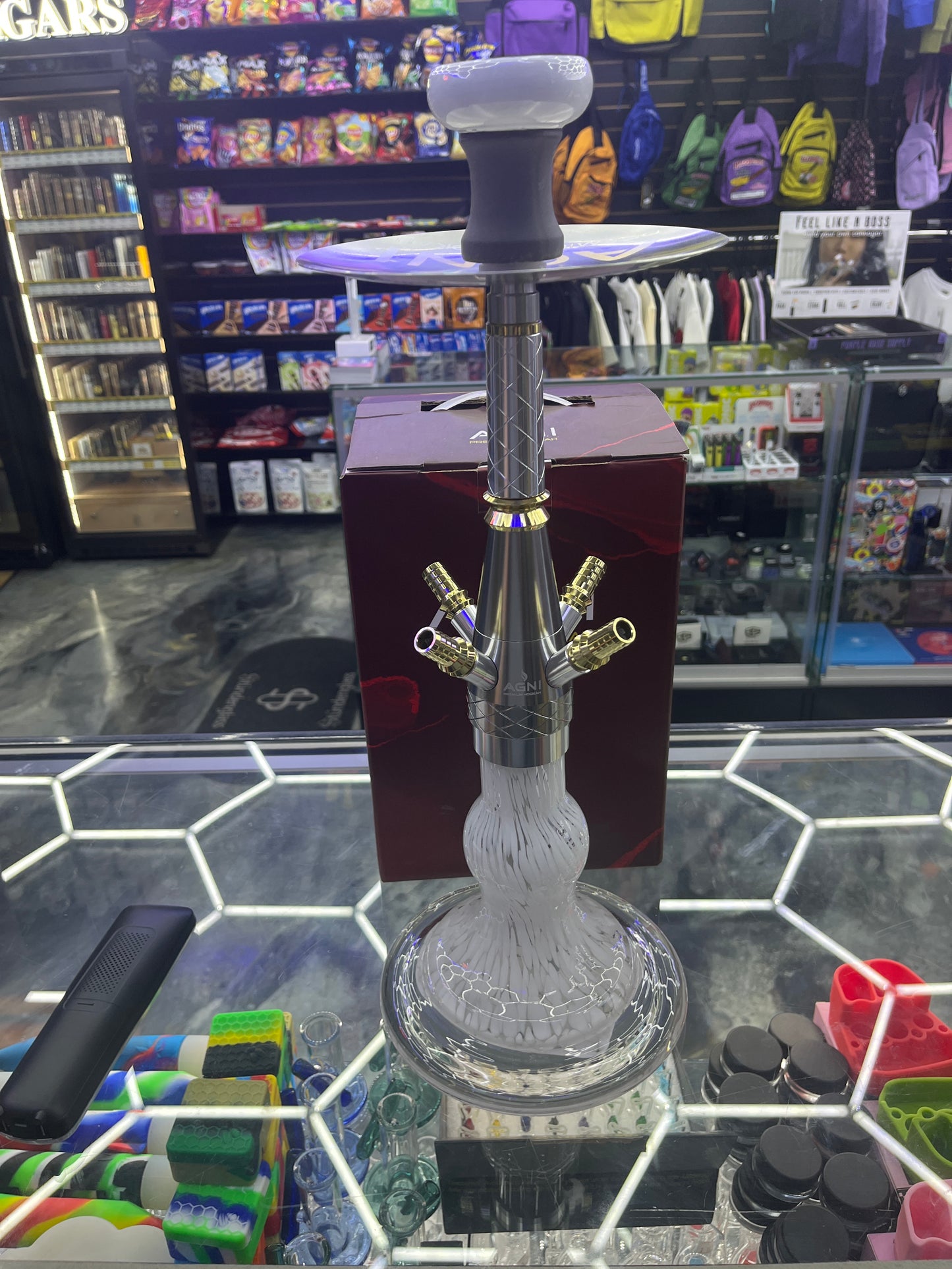 Agni future premium hookah frozen