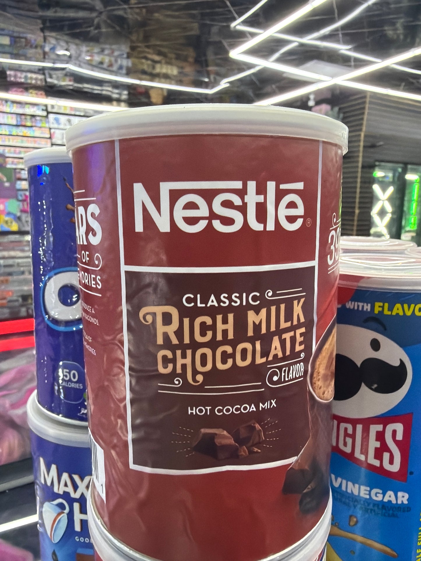 Nestle Rich Milk Chocolate stash jar