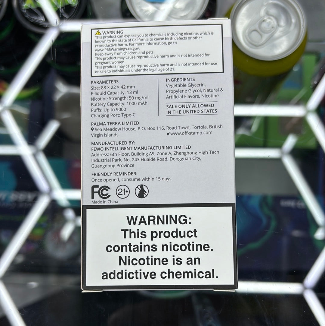 Off stamp sour lush gummy