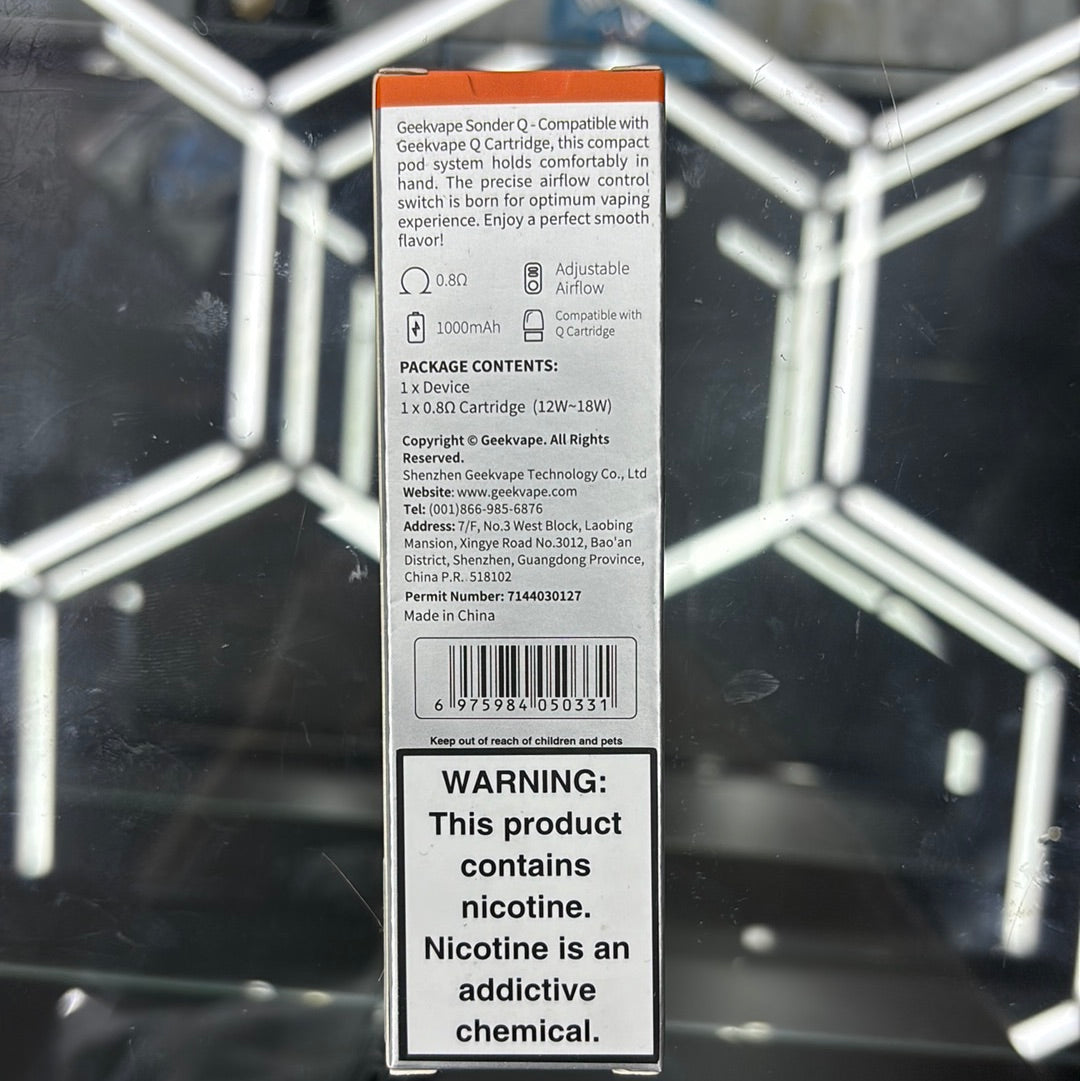 Geek vape qpod wonder q red