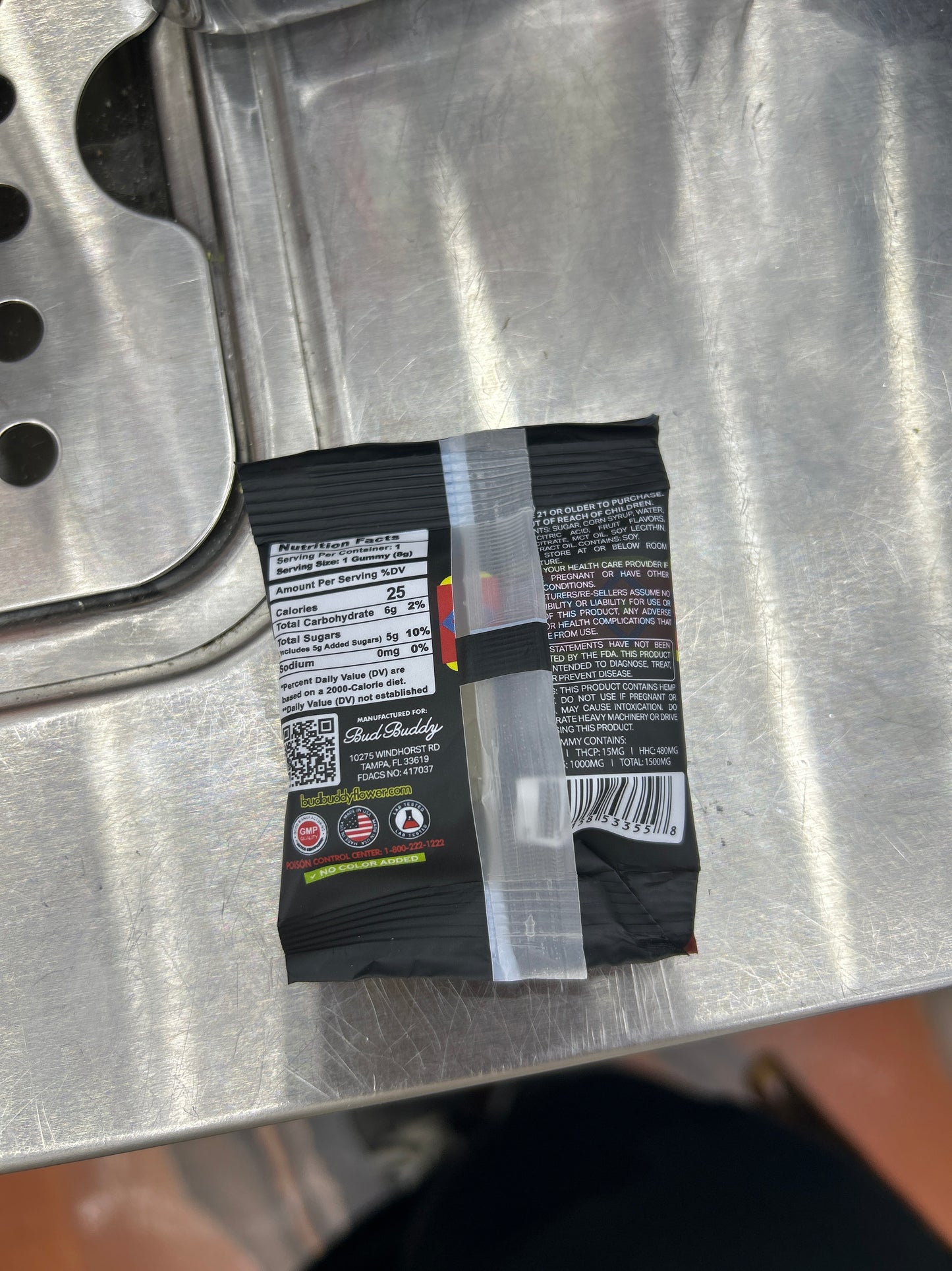 Bud buddy, dual flavor collection 1500mg thcp gummy’s berry gelato cream indica