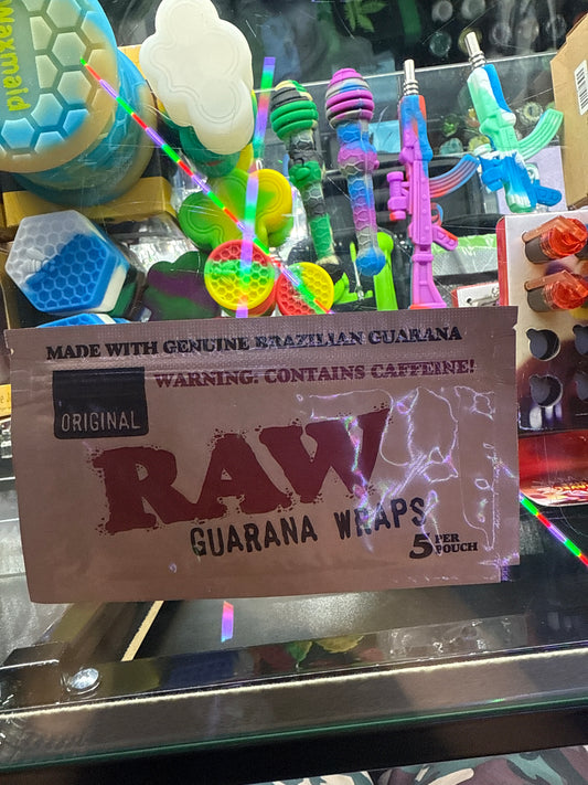 Raw guarana wraps