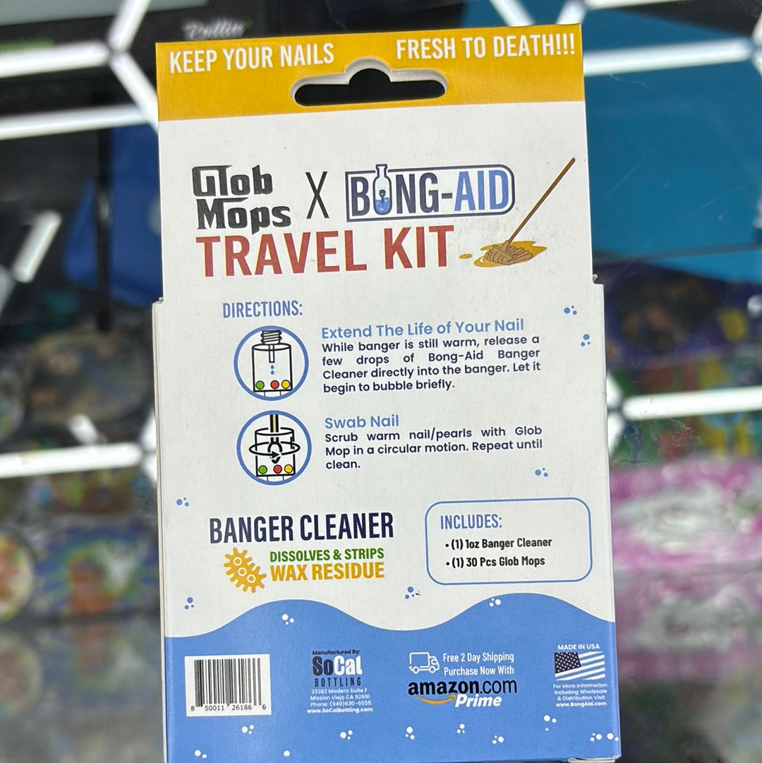 Glob mops X bong, aid, travel kit