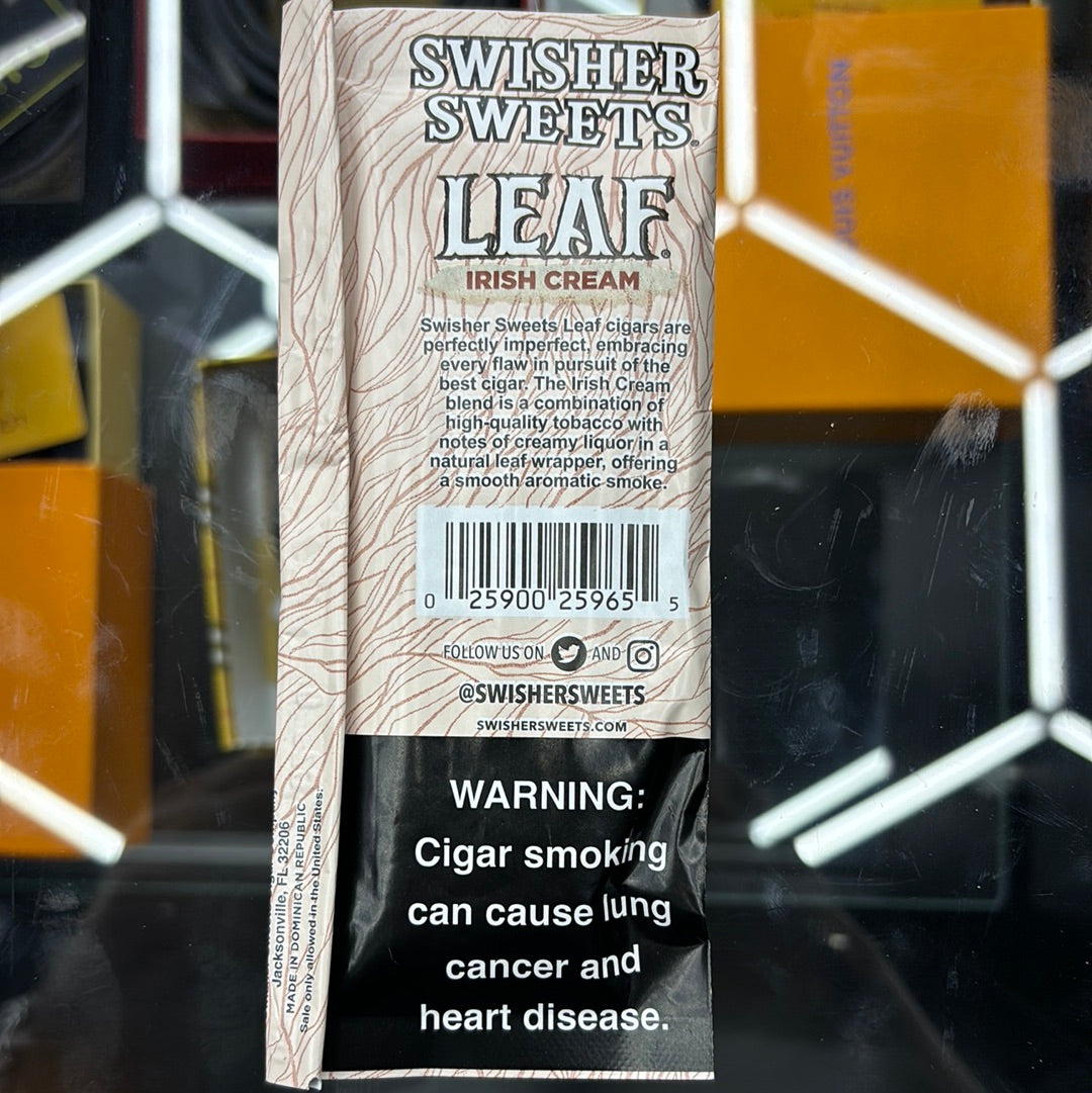 Swisher sweets leaf Irish cream