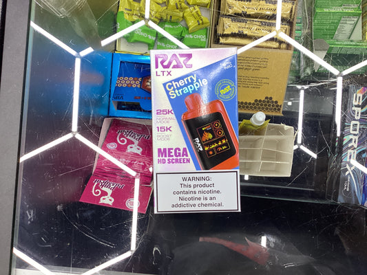 Raz dc25000 25k puffs cherry strapple